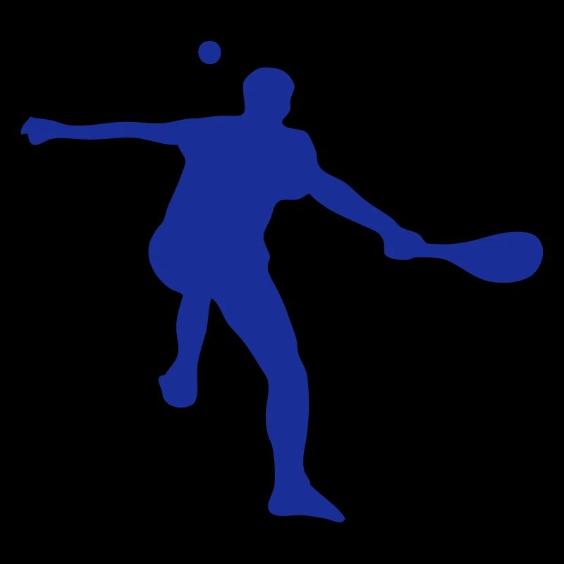 Basque pelota silhouette