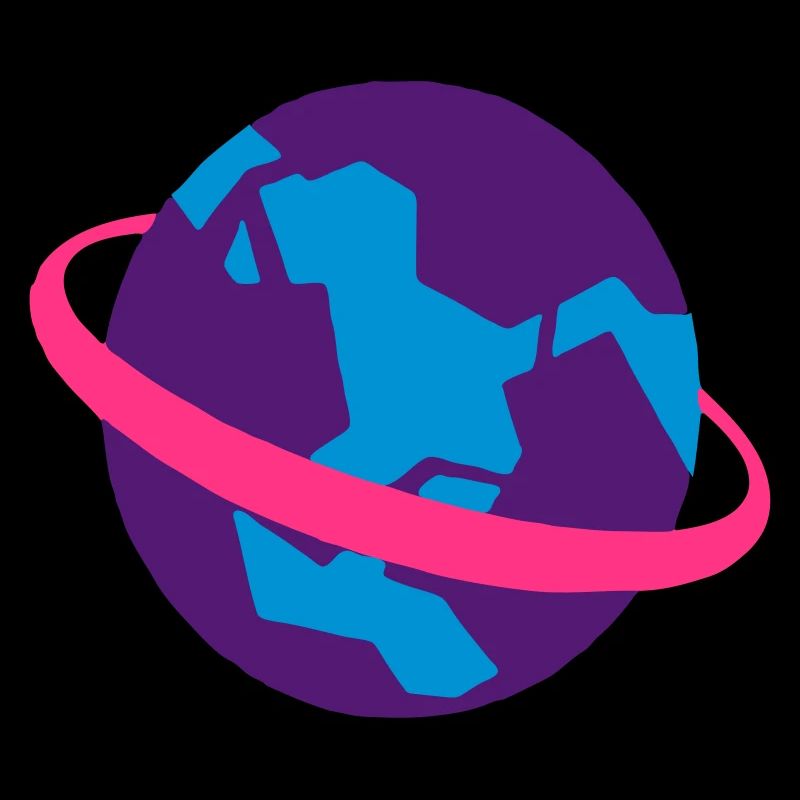 Cartoon Alien Planet