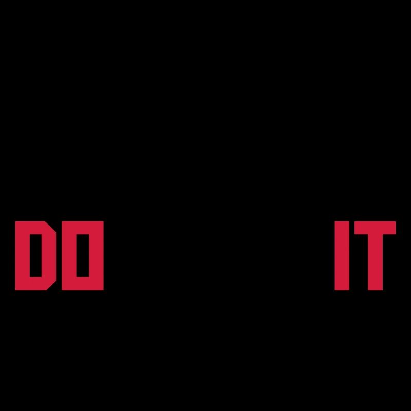do it get fit dont quit logo design cool trainiere