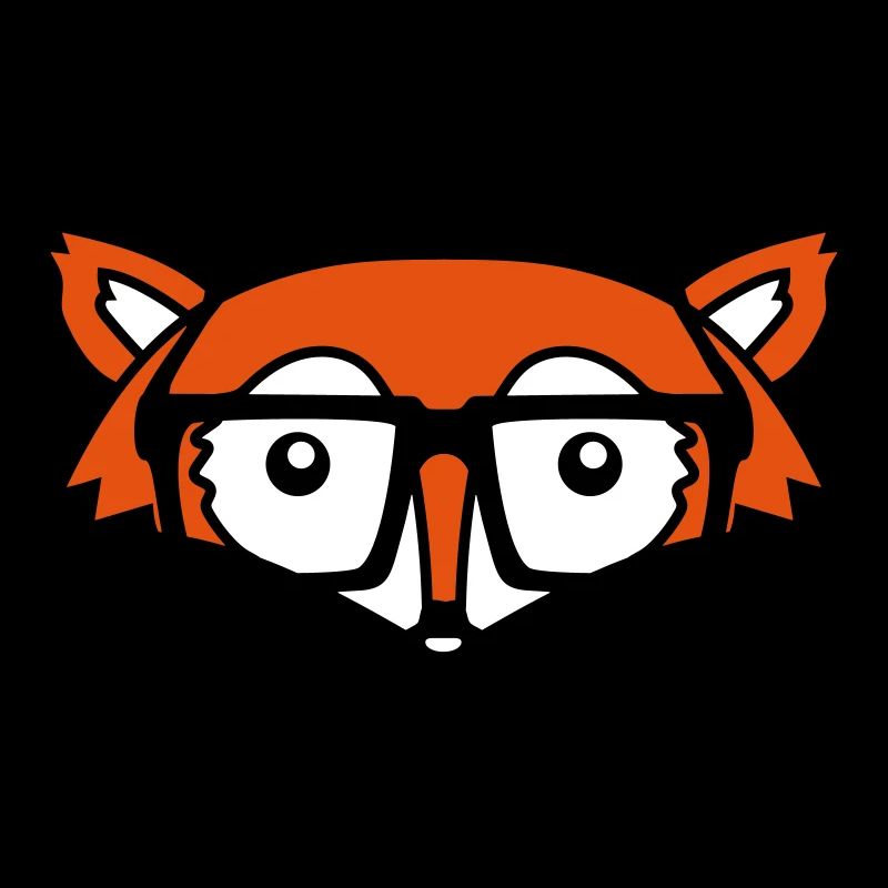 Geek Fuchs Kopf
