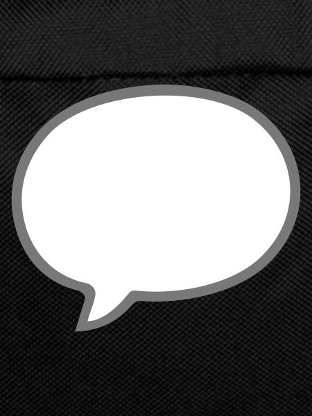 Comic design speech bubble