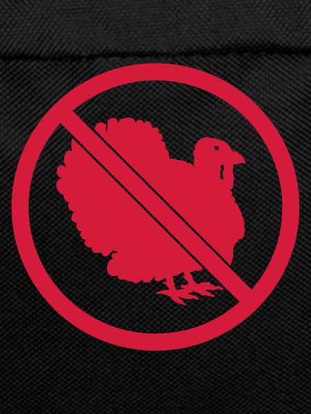 No turkey sign