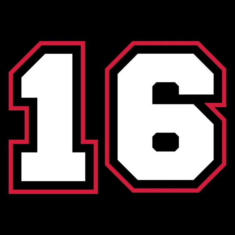 16 Zahl symbol