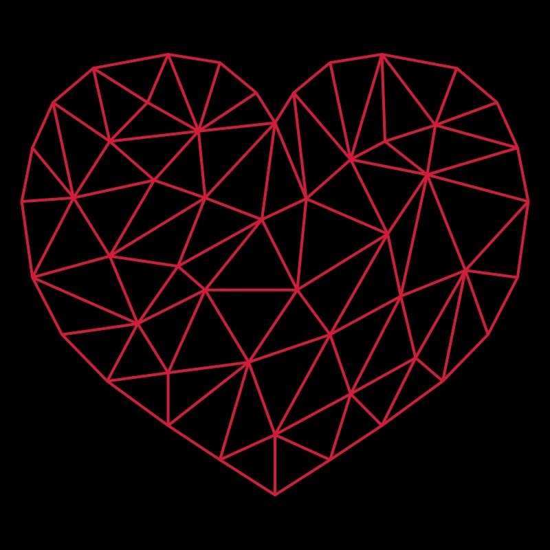 Grid Heart Pattern