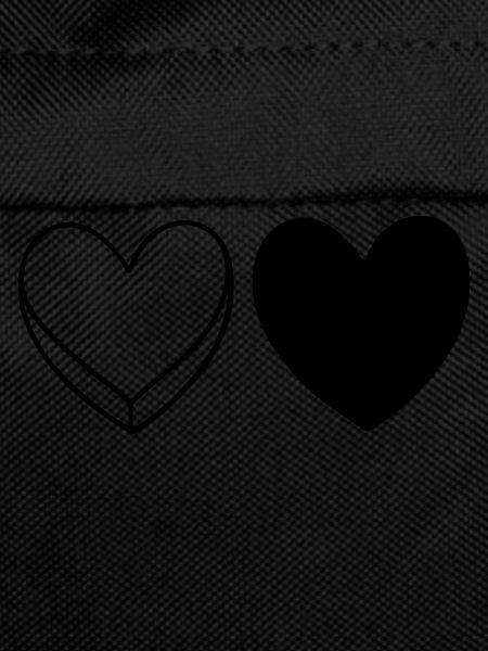Black and White Hearts