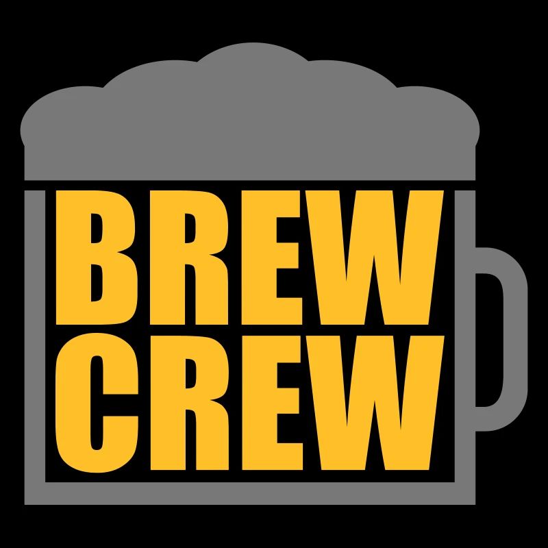 Bierglas Spruch Brew Crew