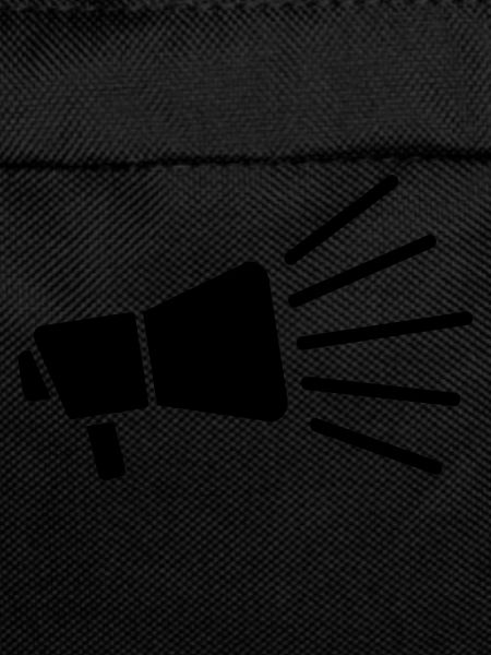 Megaphone loud speech symbol