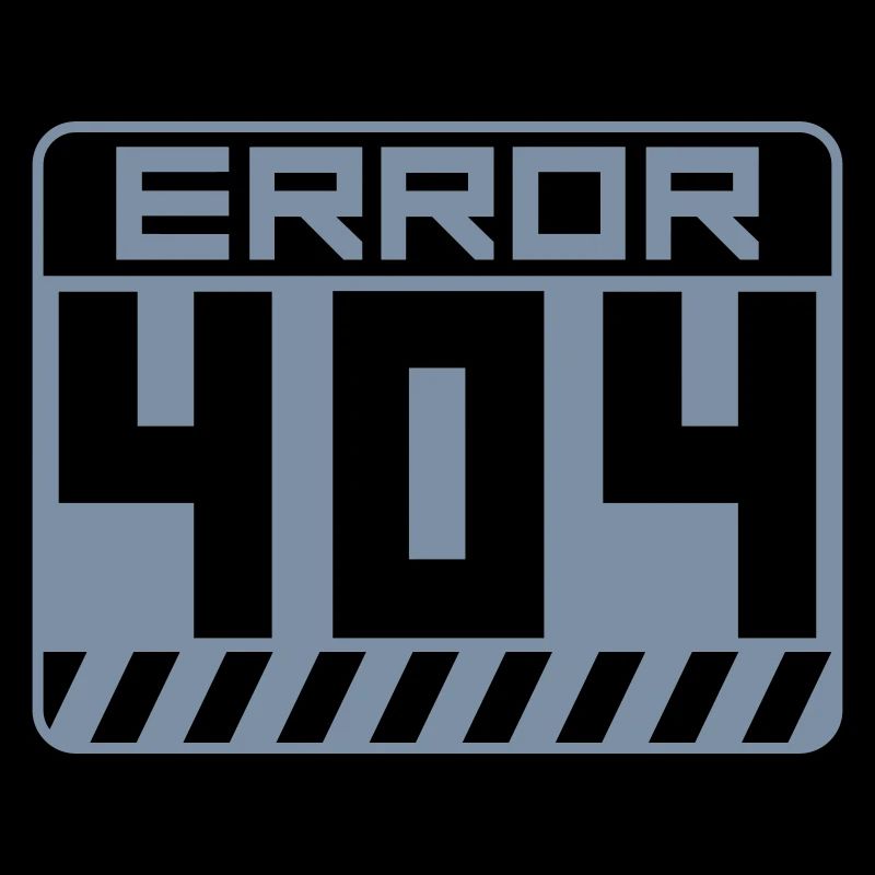 Warnung Schild Error 404