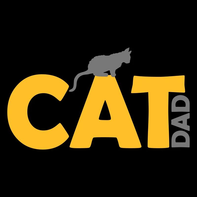 Conception du logo Cat Dad