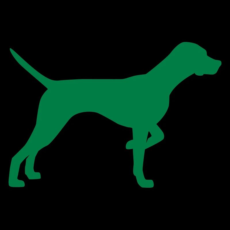 Zeigerhund-Silhouette