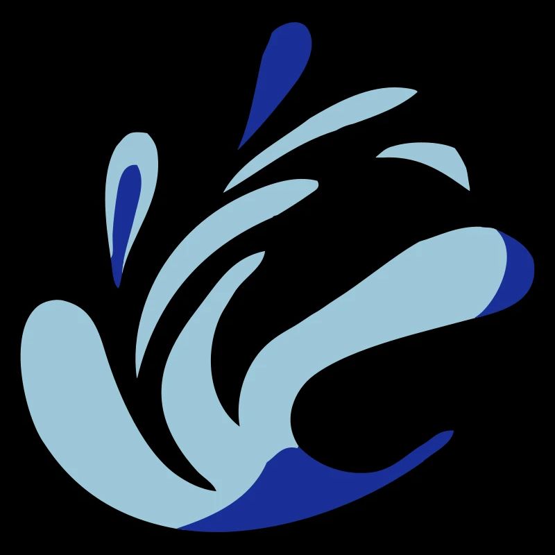 Liquid water (colors customizable)