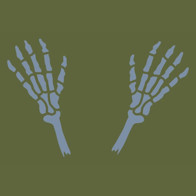 Severed Skeleton Hands Bones