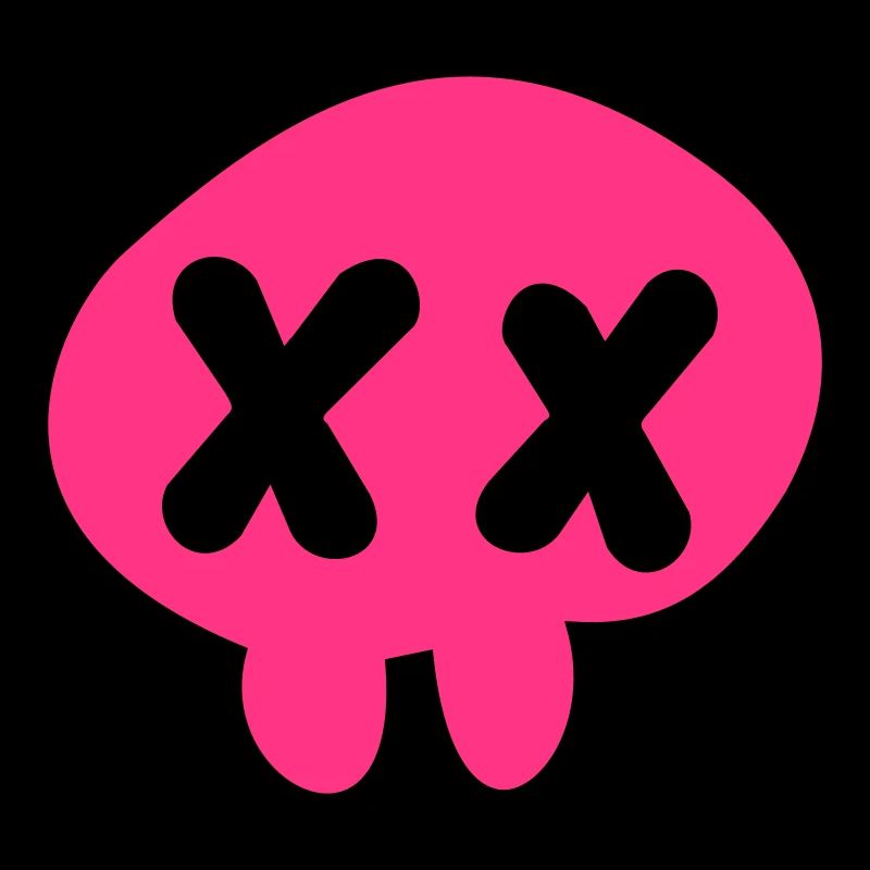 pink skull