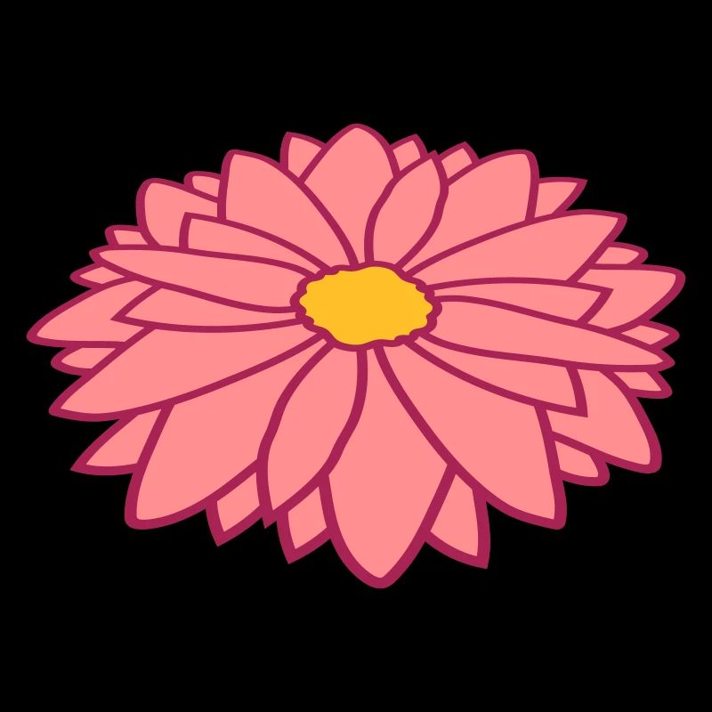 Hübsche bunte Blume Design