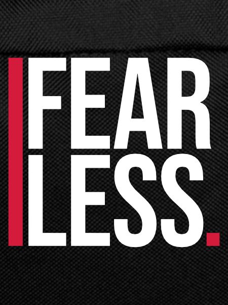 fearless Text Zitat Design