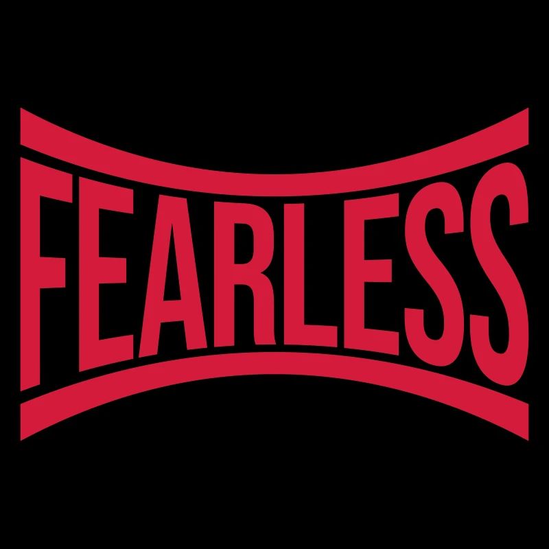fearless Text Quote Design