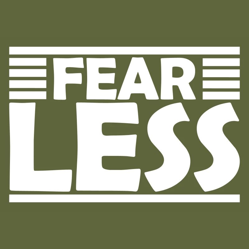 fearless Text Quote Design