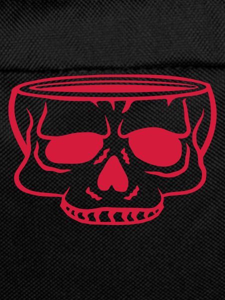 Skull Cup Cartoon Skull