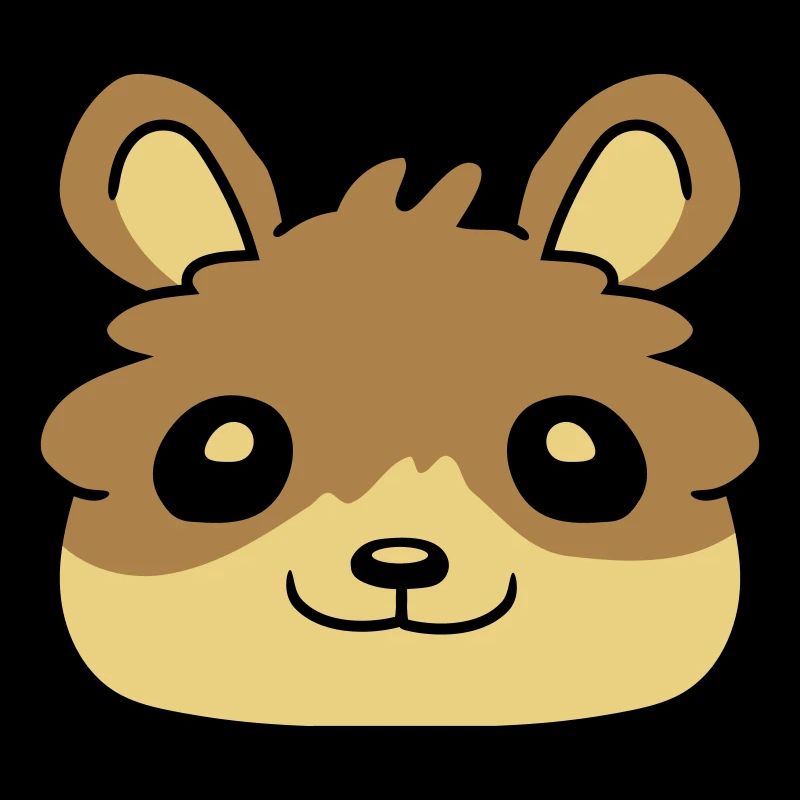 Head little dear hamster