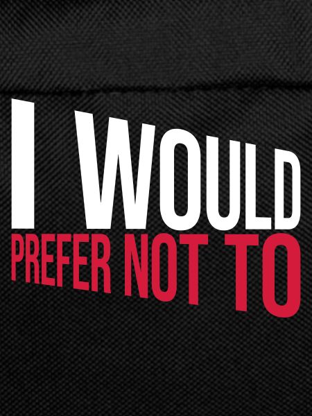 I prefer not to