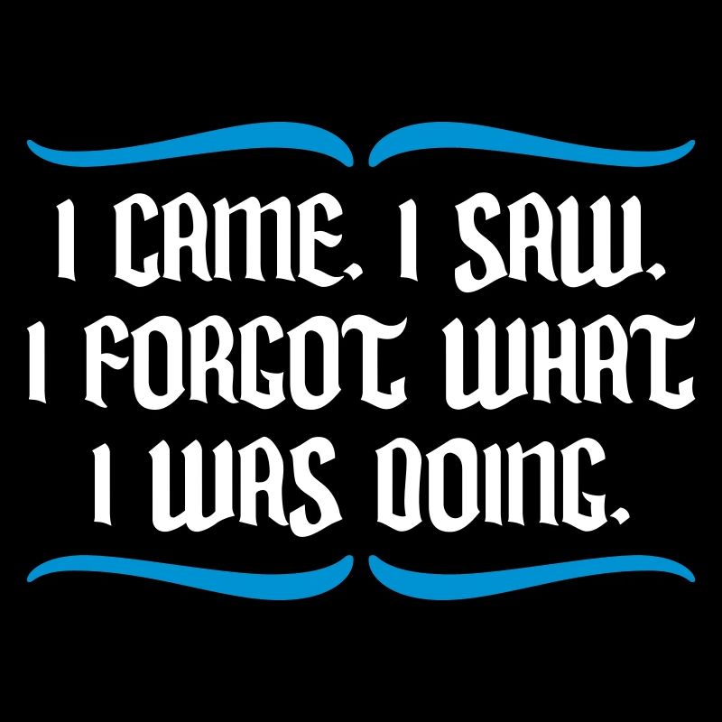 I came saw forget