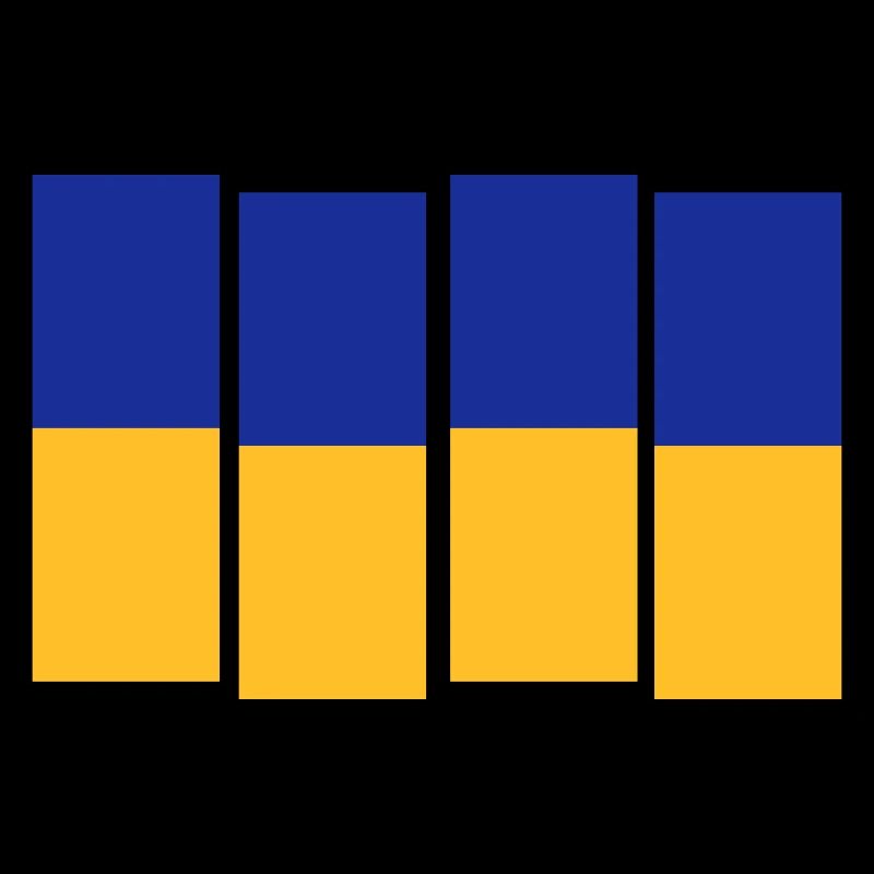 Schwarze Ukraine-Flagge