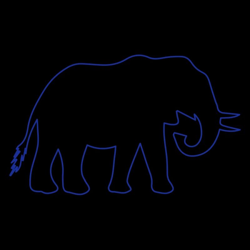 Elephant Outline