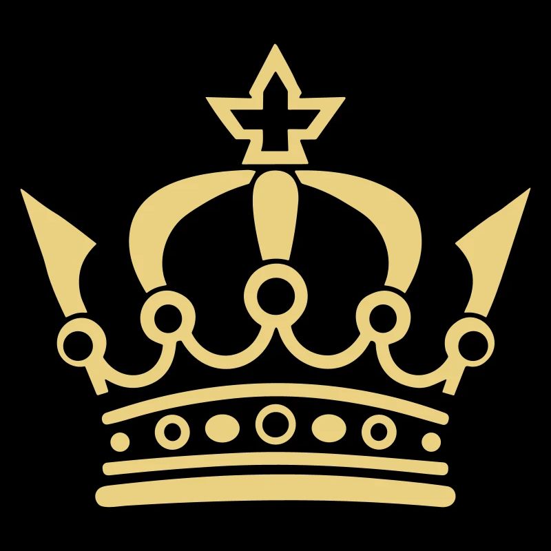 Couronne de monarque majestueuse
