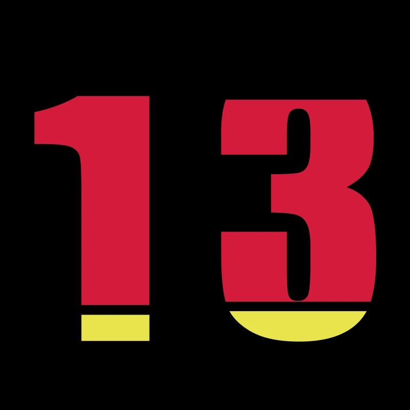 13 Nummer Deutschland Trikot