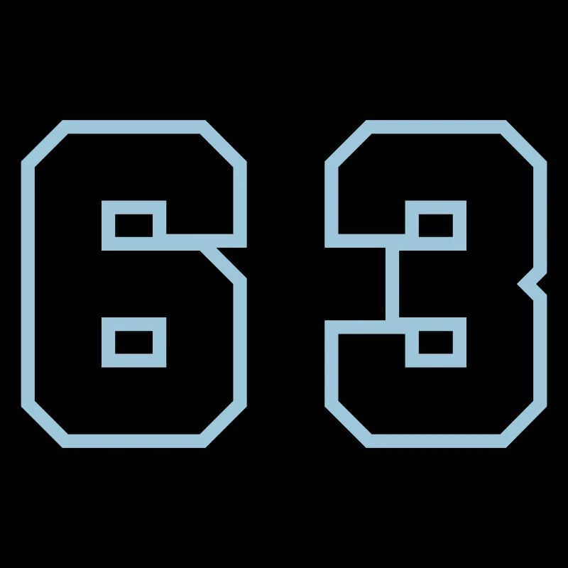 63 Number Symbol