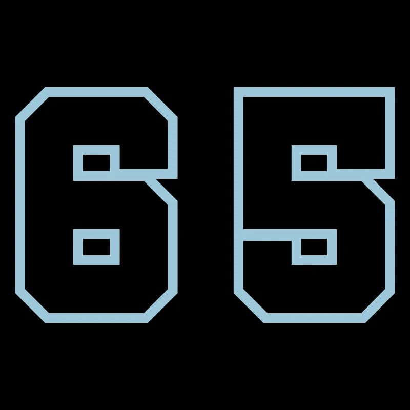 65 Number Symbol
