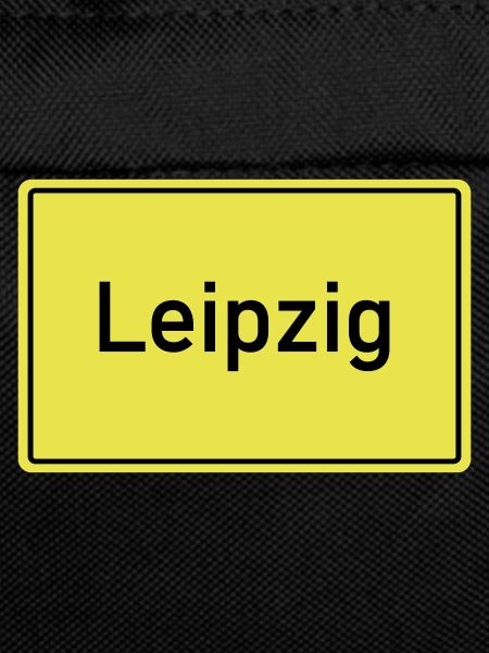 Town sign Leipzig