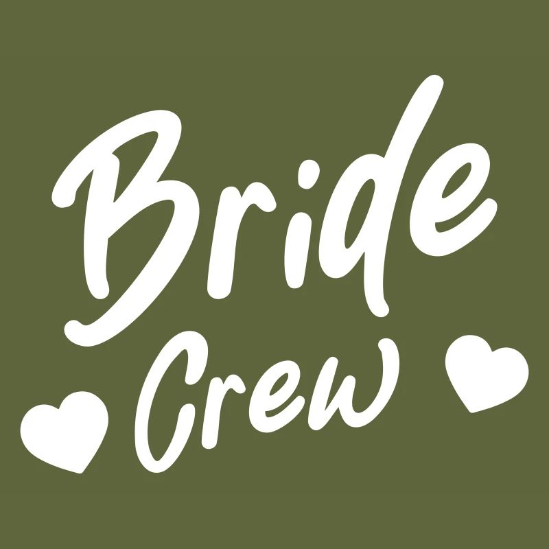 Bride Crew Heart