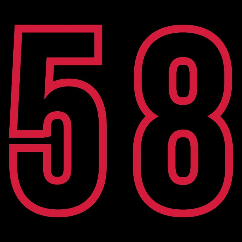 58 Number Years Jersey