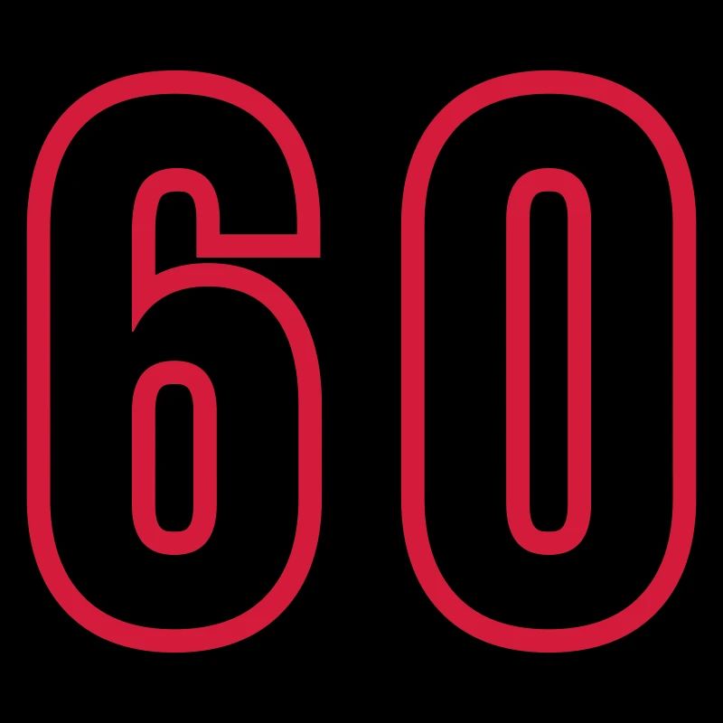 60 Number Years Jersey