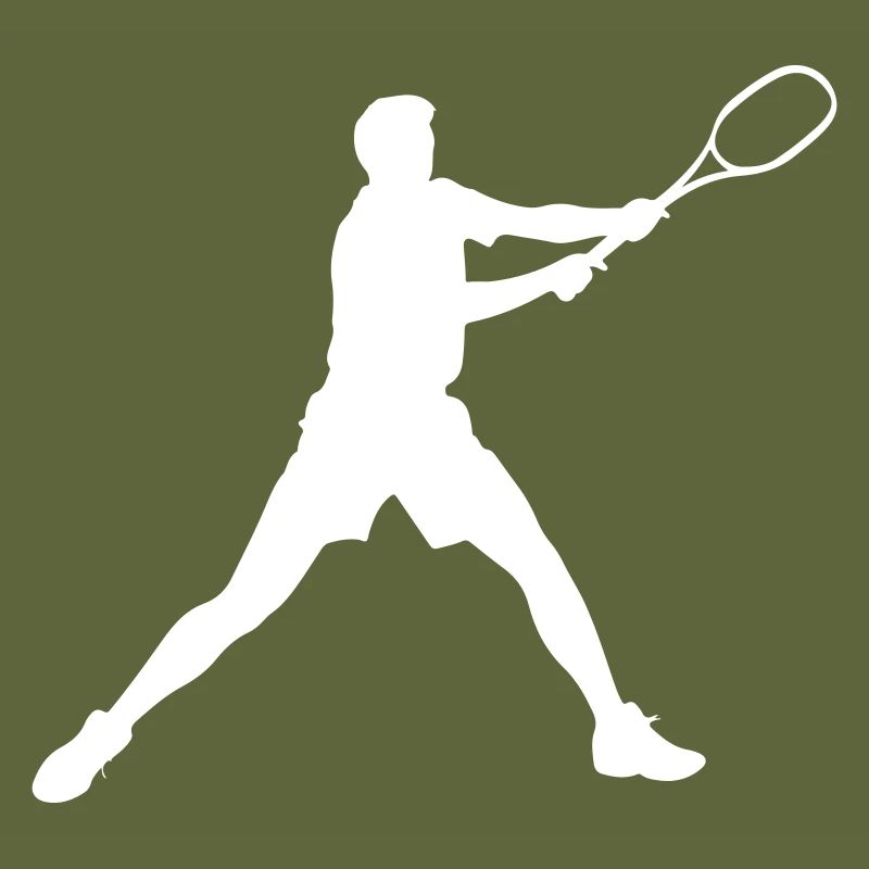 Tennis Player Silhouette