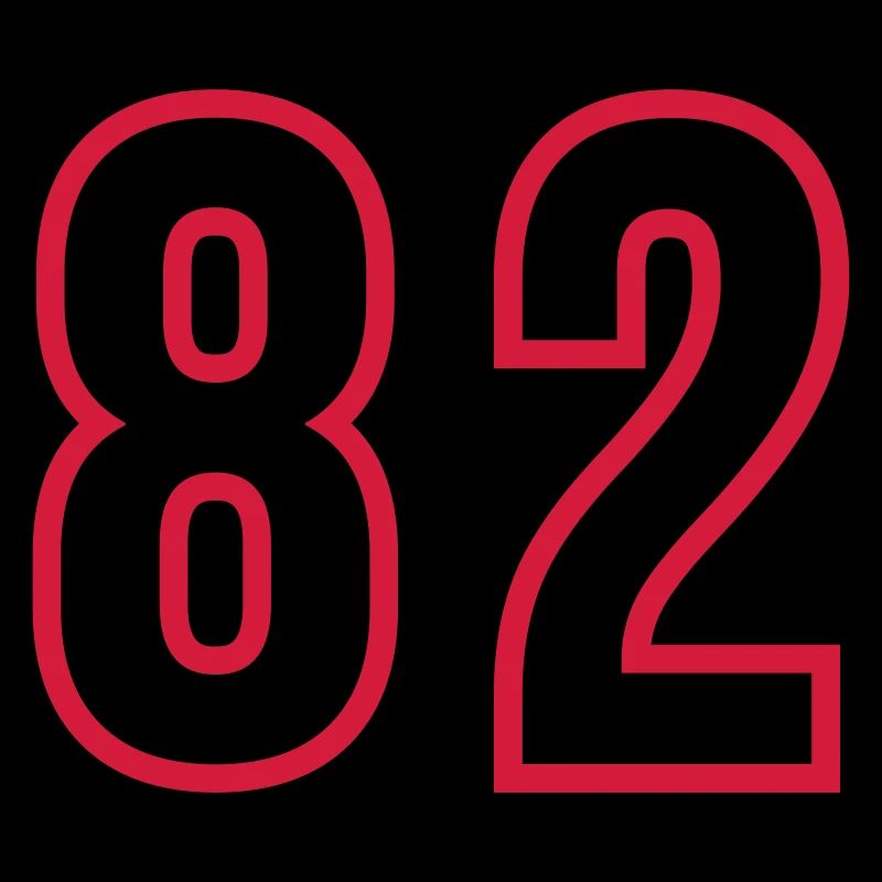 82 Number Years Jersey