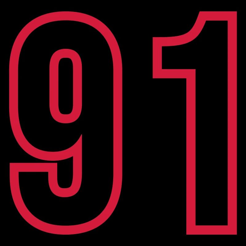 91 Number Years Jersey