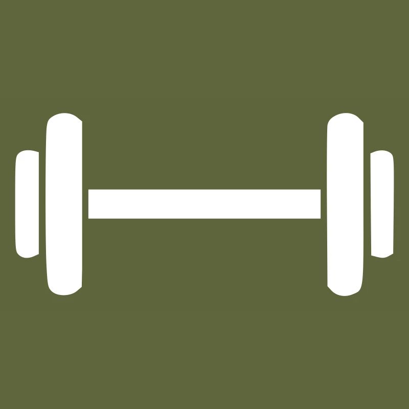 Strength Training Dumbbell Icon Minimal Icon Vector