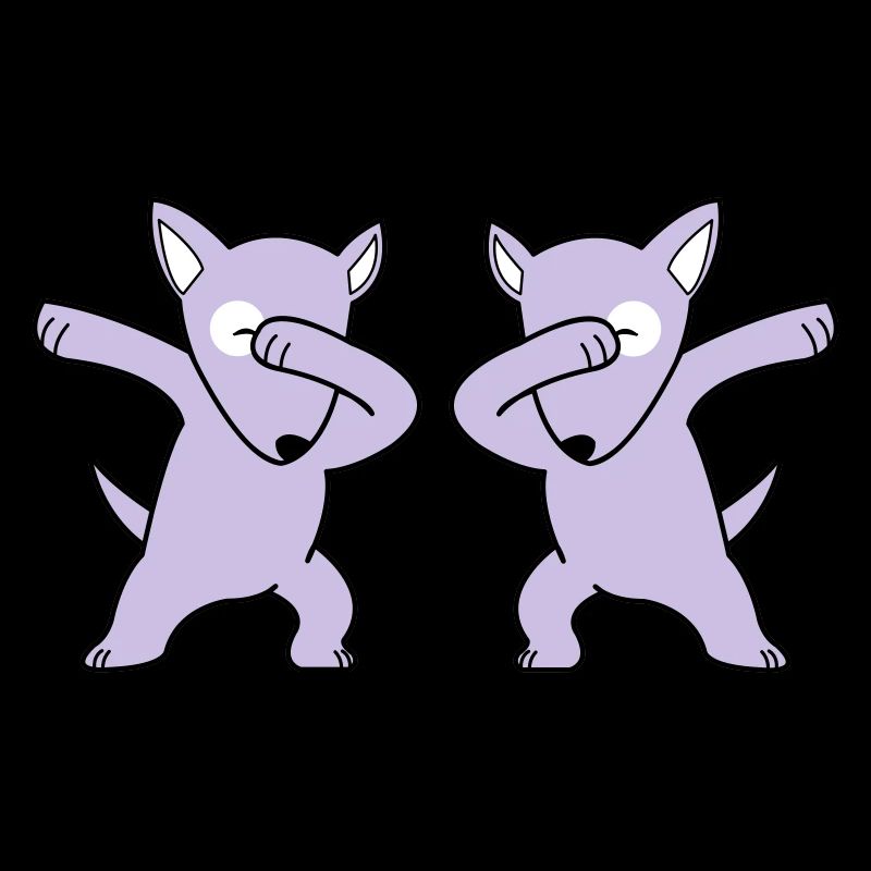 dog dabbing