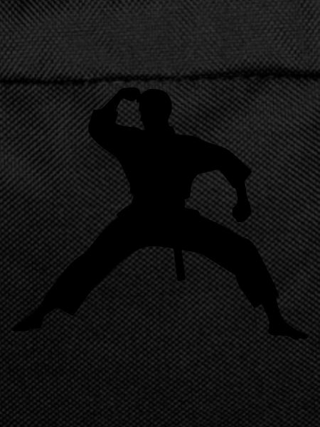 Karate Man Silhouette