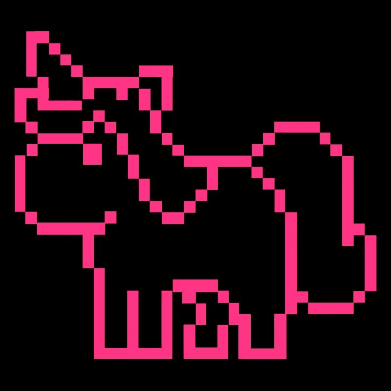 pixel unicorn