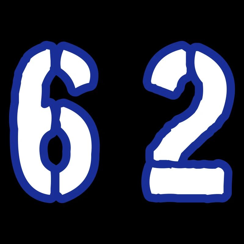 62 Number Symbol