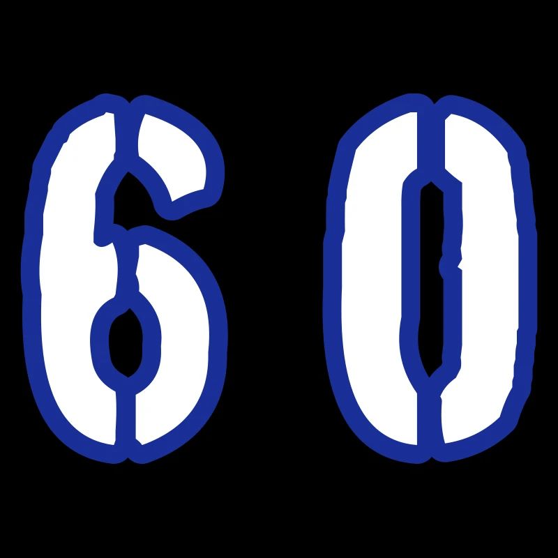 60 Number Symbol