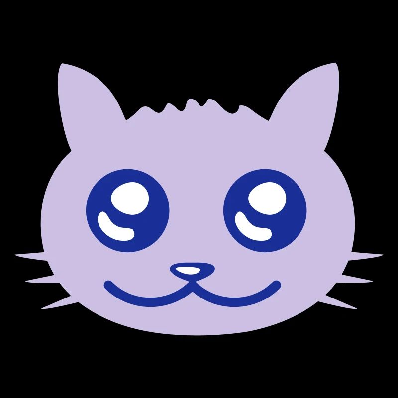 Jolie chatte Ayant l’air heureuse Joyeuse Souriante