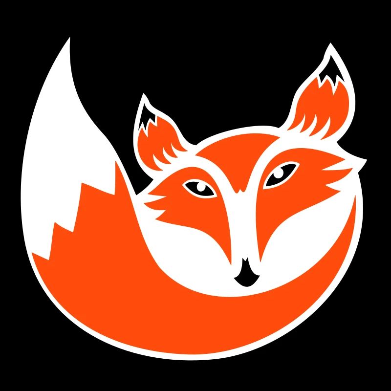 Fox Red Fox Wild Forest Animal Cool Logo Icon