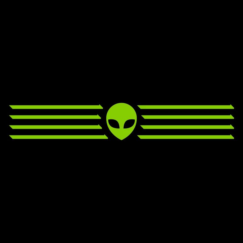 Linien Striche Alien Design