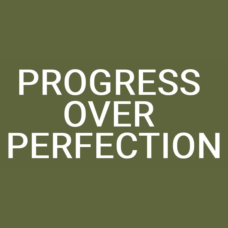 Le progrès plutôt que la perfection