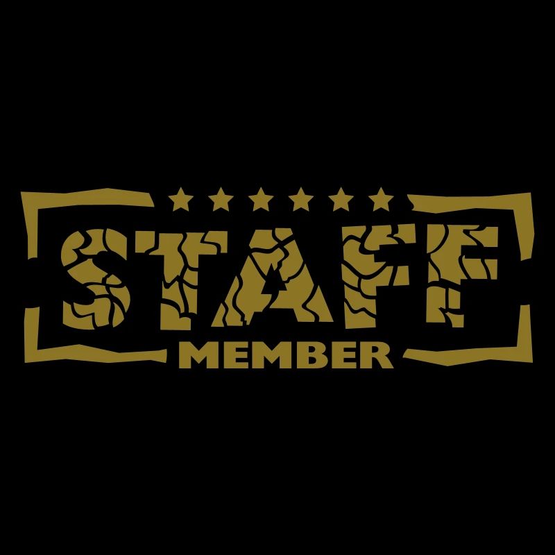 Staff Member Freunde Team Mitarbeiter Crew Logo