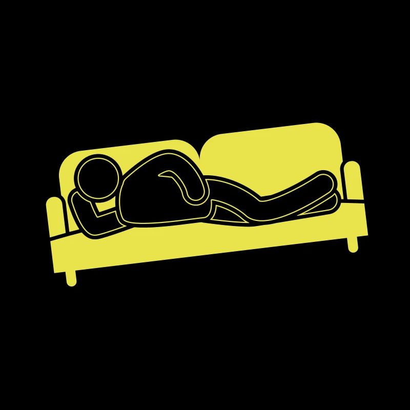 Couch Sleeping Sofa Tired Icon